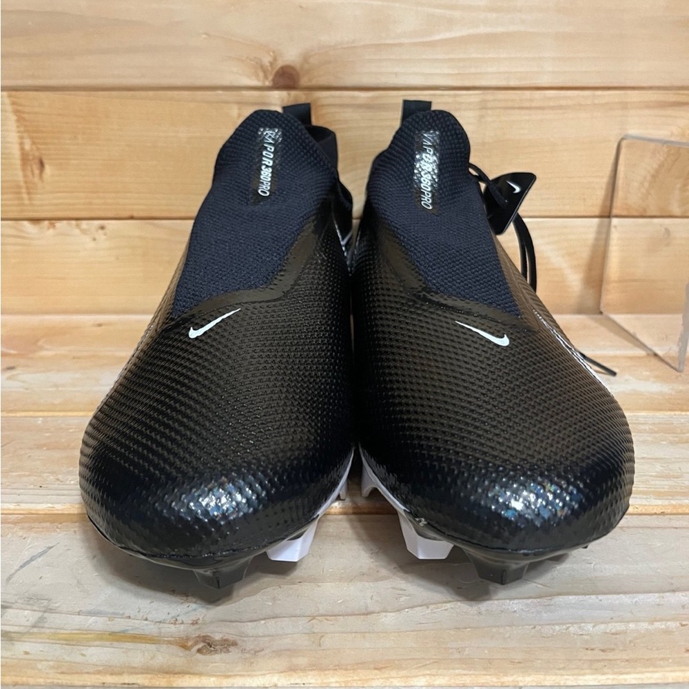 Nike Vapor Edge Pro 360 Black White Football Cleats Men's AO8277-001 size 15 - Picture 3 of 7